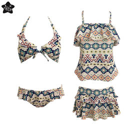 Custom Made Swimwear 4-Pieces Swimsuit Bathing Suits For Women