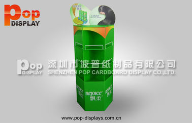 9 Compartments Stable Shampoo Cardboard Display Stands Custom Design