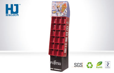Recyable Cells Cardboard Display Stand  For Books CD Marketing and Pamplet Sales Promotion