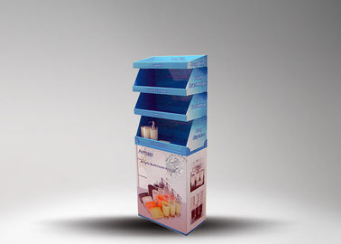 Retangle Art Paper Cardboard Display Stand , Countertop Display Racks