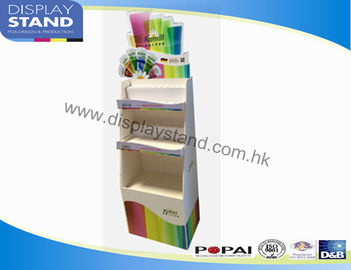 Skin Care Product Display Cosmetic Display Stands , Strong Board Material Display