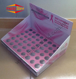 Desk Top C16 Cosmetic Corrugated Promotion Counter Display for Makeup Lips