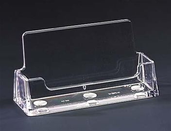 Stand Up Acrylic Sign Holder with business card holder