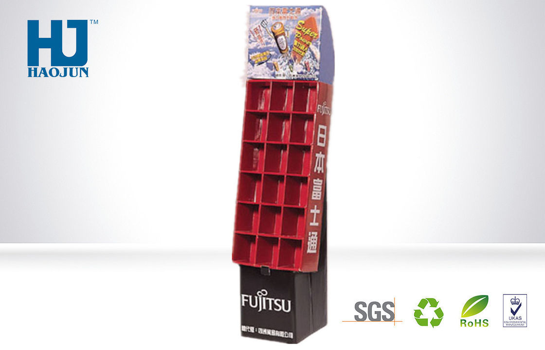 Recyable Cells Cardboard Display Stand  For Books CD Marketing and Pamplet Sales Promotion